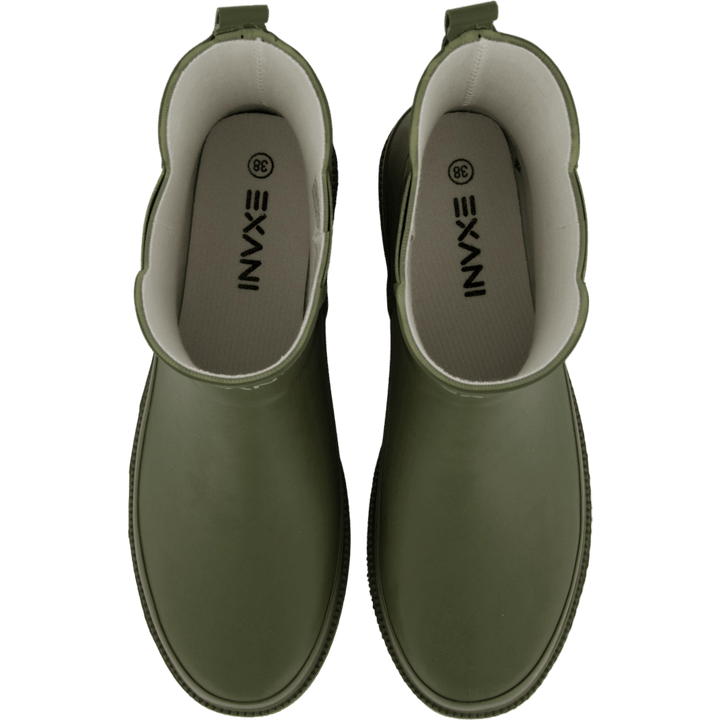 Low Color Boot W Green