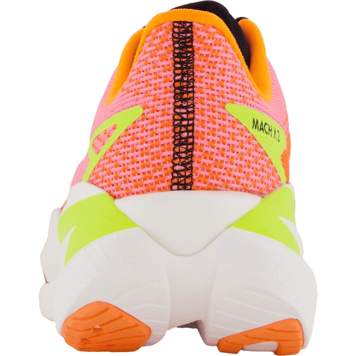 W Mach X 3 Neon Rose / Neon Tangerine by Hoka
