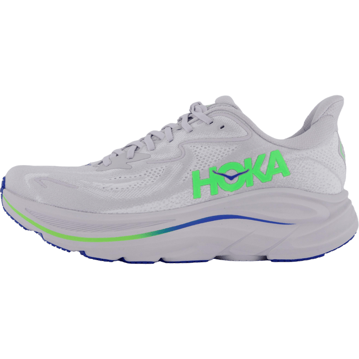 M Clifton 10 Ash Grey / Neon Green by Hoka