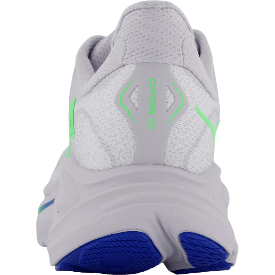 M Clifton 10 Ash Grey / Neon Green by Hoka