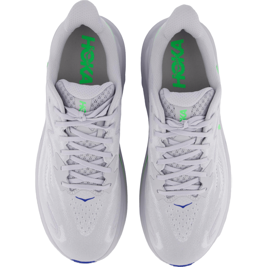 M Clifton 10 Ash Grey / Neon Green by Hoka