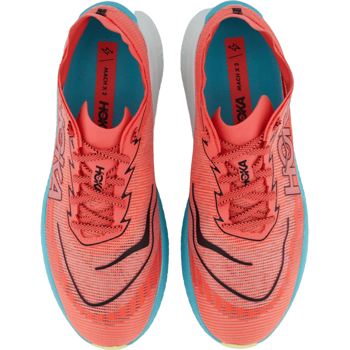 M Mach X 2 Grapefruit / Electric Coral by Hoka