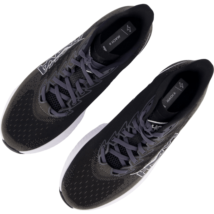 W Mach 6 Black / White by Hoka
