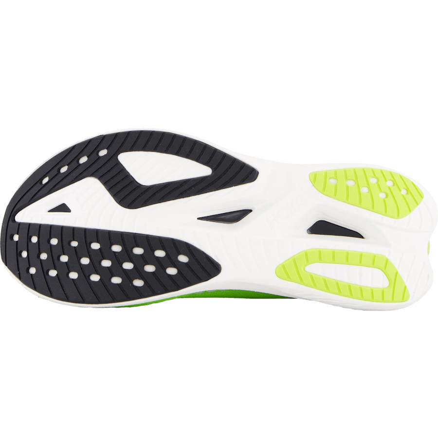 W Mach X 3 White / Neon Lime by Hoka