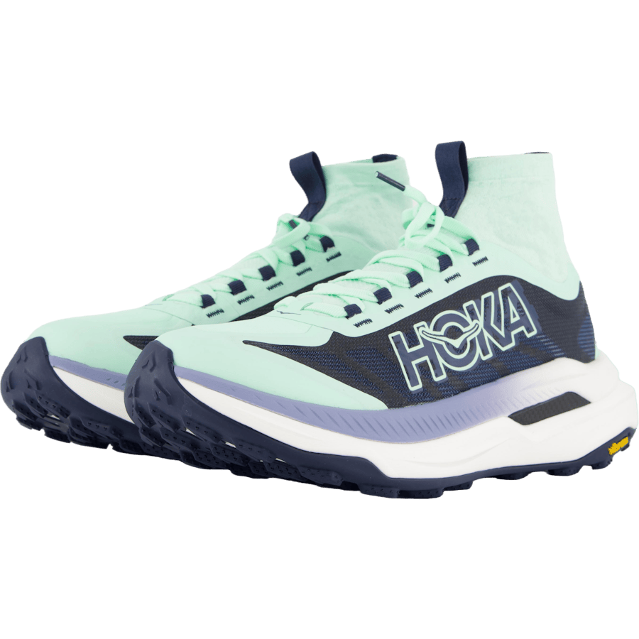W Tecton X 3 Mint Fluorite / Varsity Navy by Hoka