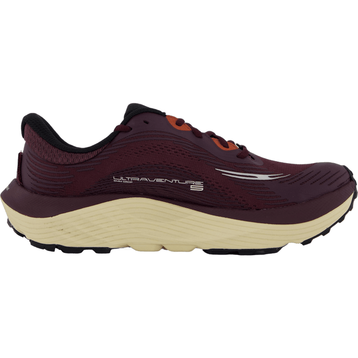 Ultraventure 5 Wide Maroon/tan by Topo