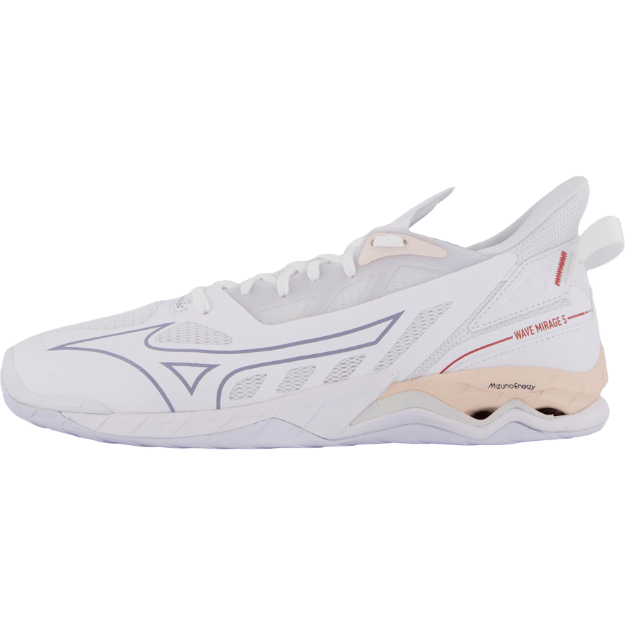 Wave Mirage 5 White/aleutian/cloud Pink by Mizuno