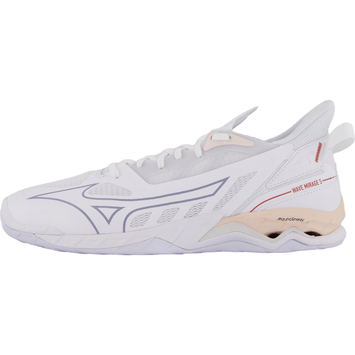 Wave Mirage 5 White/aleutian/cloud Pink by Mizuno