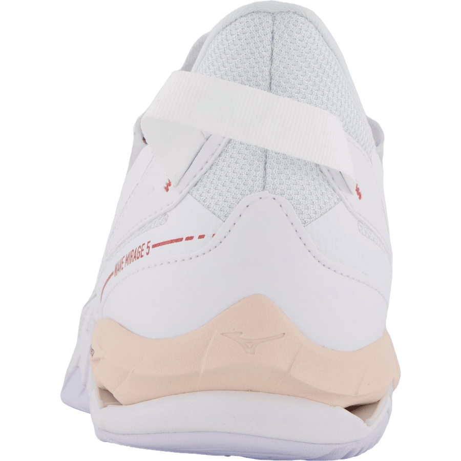 Wave Mirage 5 White/aleutian/cloud Pink by Mizuno