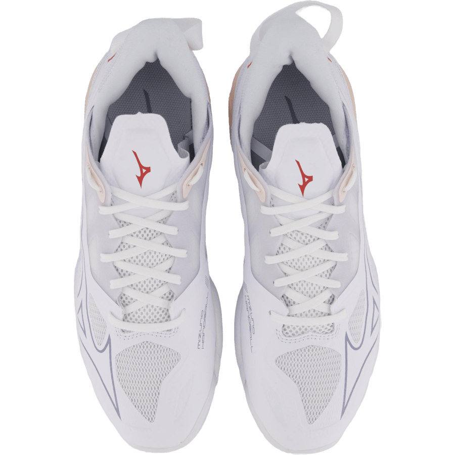 Wave Mirage 5 White/aleutian/cloud Pink by Mizuno