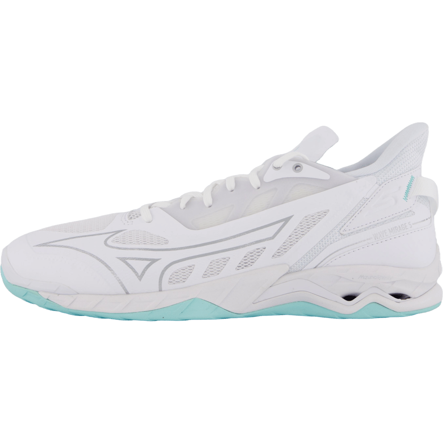 Wave Mirage 5 White/blue Tint by Mizuno