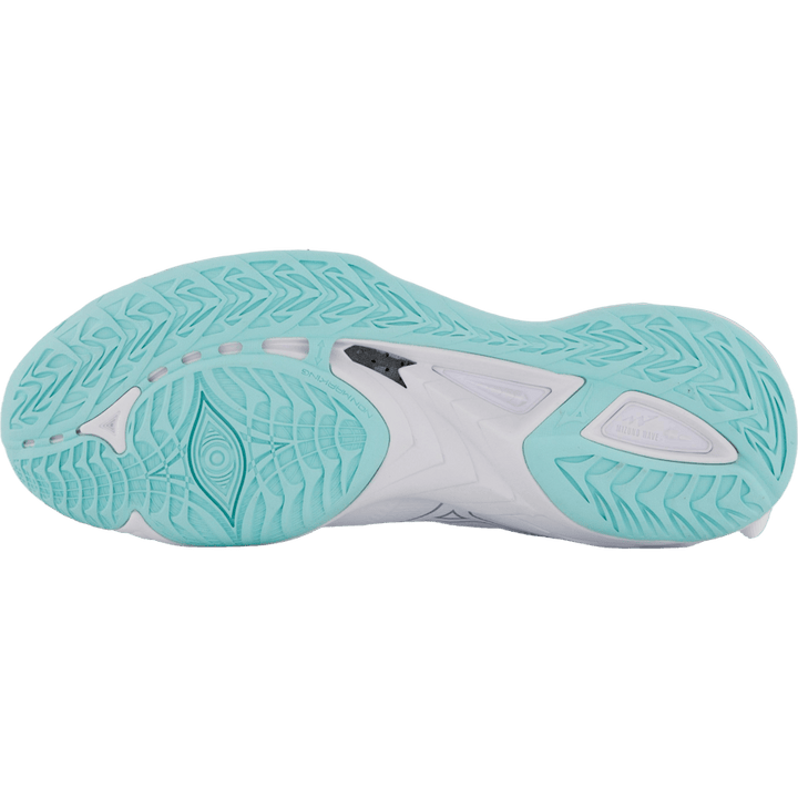 Wave Mirage 5 White/blue Tint by Mizuno