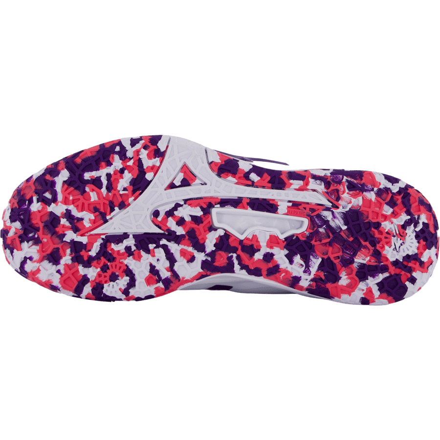 Wave Stealth Neo 2 White/violetindigo/camelliaros by Mizuno