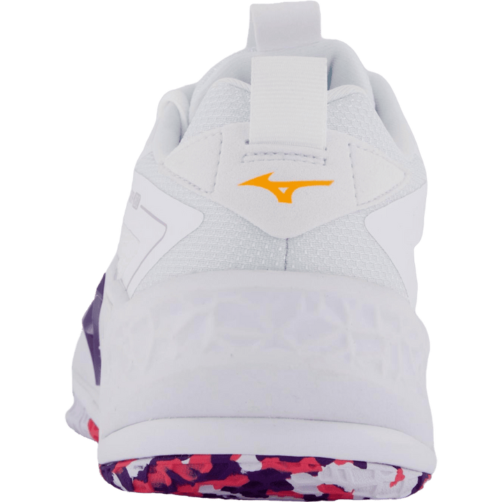 Wave Stealth Neo 2 White/violetindigo/camelliaros by Mizuno