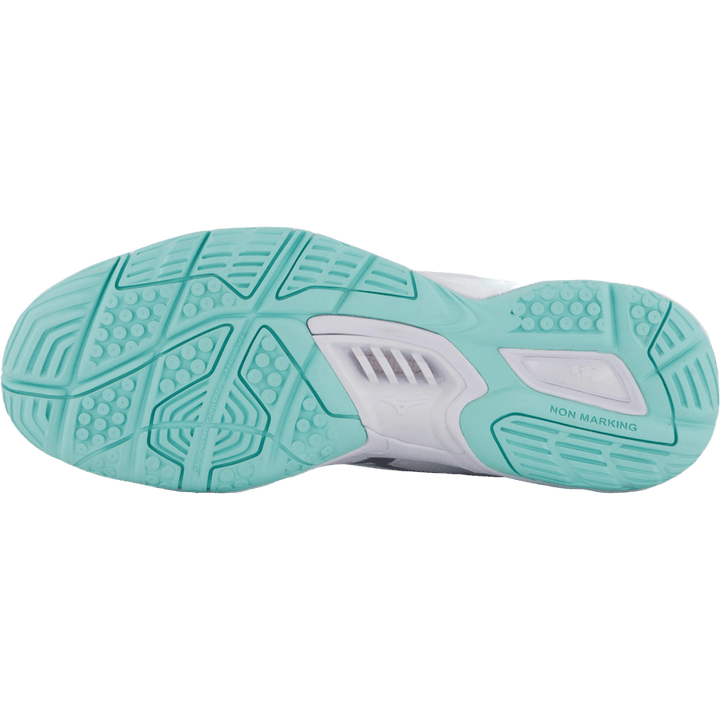 Wave Stealth 6 White/blue Tint by Mizuno