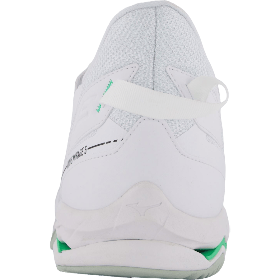 Wave Mirage 5 White/black/frozen Emerald by Mizuno