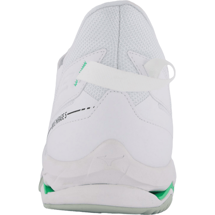Wave Mirage 5 White/black/frozen Emerald by Mizuno