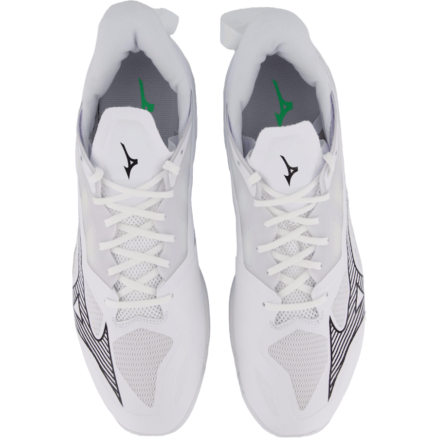 Wave Mirage 5 White/black/frozen Emerald by Mizuno