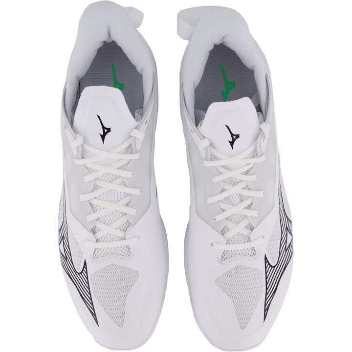 Wave Mirage 5 White/black/frozen Emerald by Mizuno