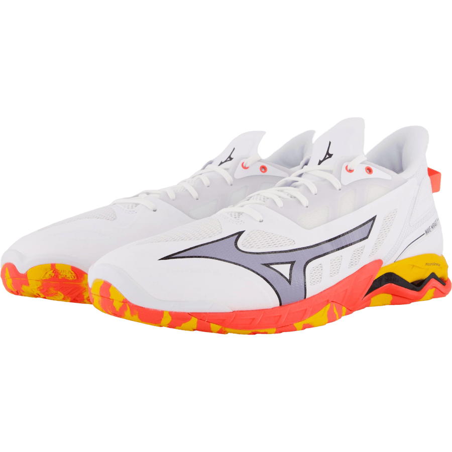 Wave Mirage 5 White/fiery Coral 2/citrus by Mizuno