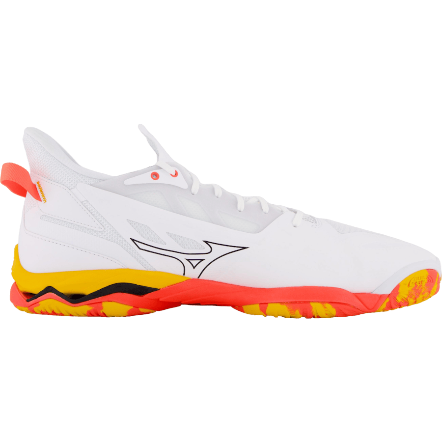 Wave Mirage 5 White/fiery Coral 2/citrus by Mizuno