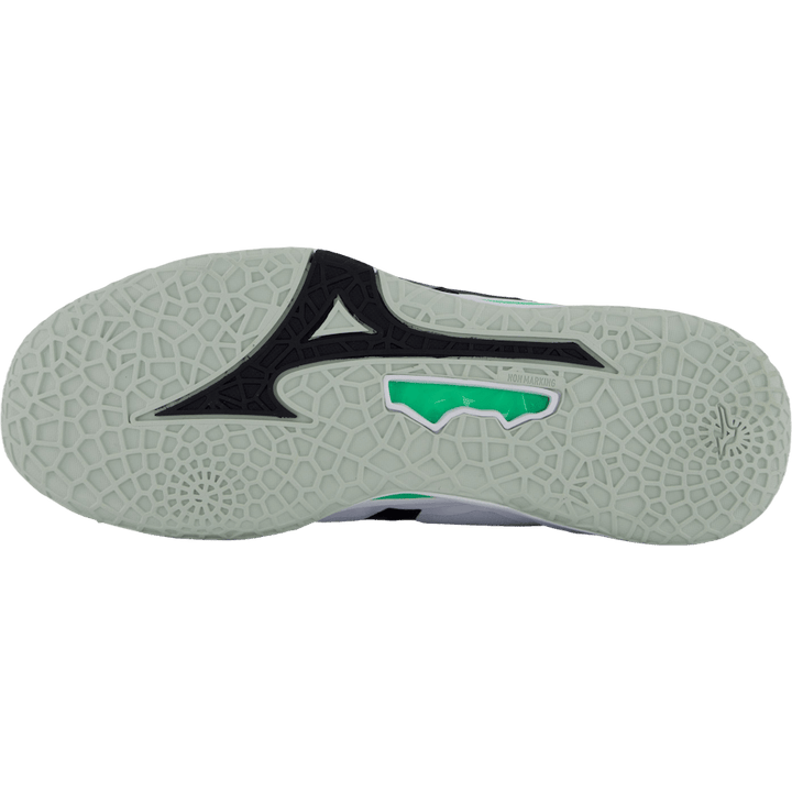Wave Stealth Neo 2 White/black/frozen Emerald by Mizuno