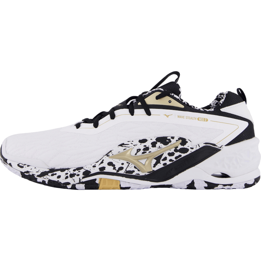 Wave Stealth Neo 2 White/black/ge Gold by Mizuno