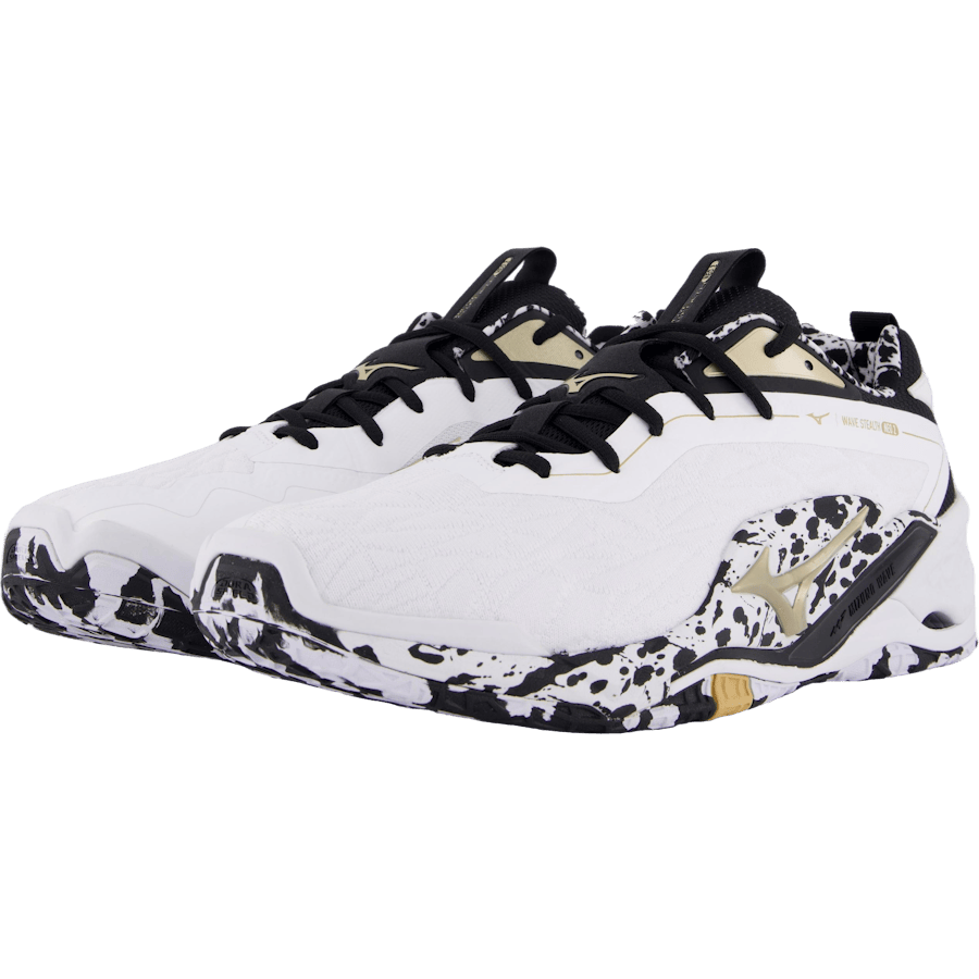 Wave Stealth Neo 2 White/black/ge Gold by Mizuno