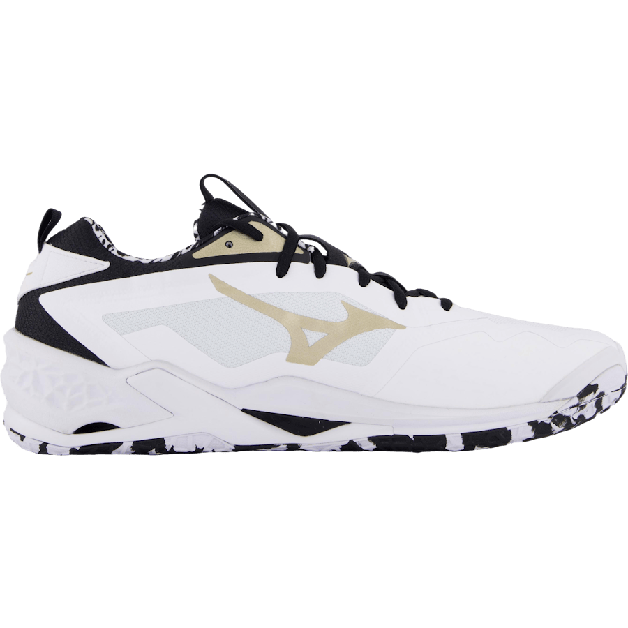 Wave Stealth Neo 2 White/black/ge Gold by Mizuno