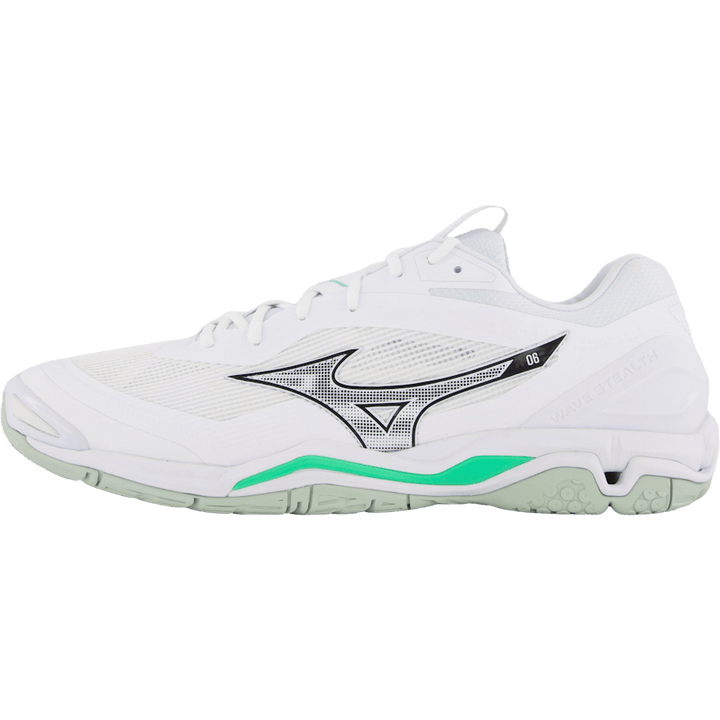 Wave Stealth 6 White/black/frozen Emerald by Mizuno