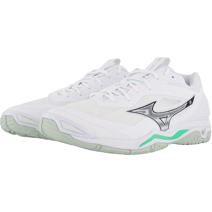 Wave Stealth 6 White/black/frozen Emerald by Mizuno