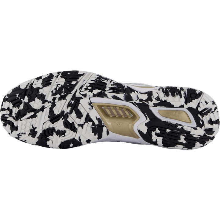 Wave Stealth 6 White/black/ge Gold by Mizuno