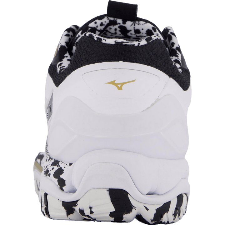 Wave Stealth 6 White/black/ge Gold by Mizuno