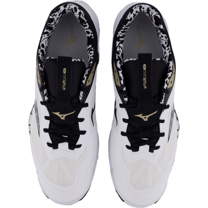 Wave Stealth 6 White/black/ge Gold by Mizuno