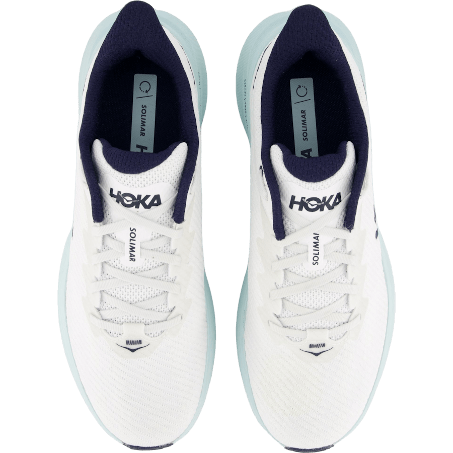 W solimar Blanc de blanc / blue glass by Hoka
