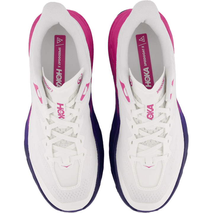 W speedgoat 5 jhk White / phlox pink by Hoka