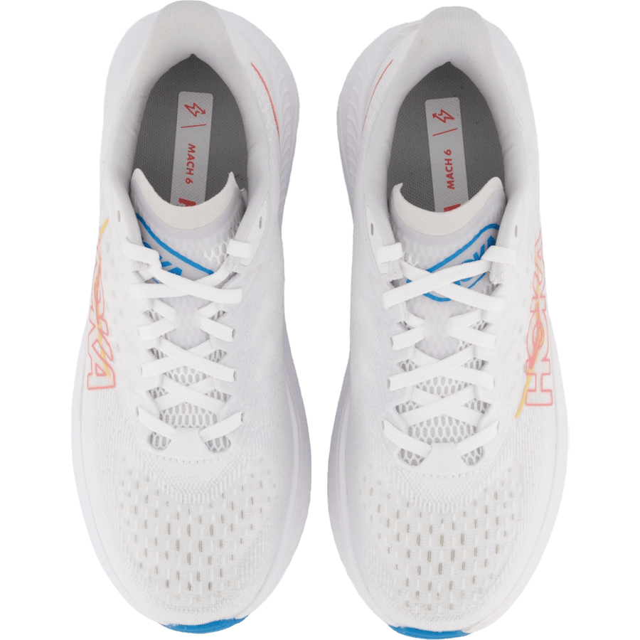W mach 6 White / nimbus cloud by Hoka