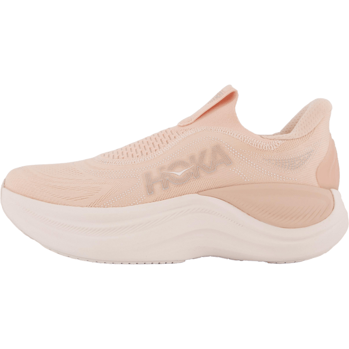W skyward laceless Rose latte / rose cream by Hoka
