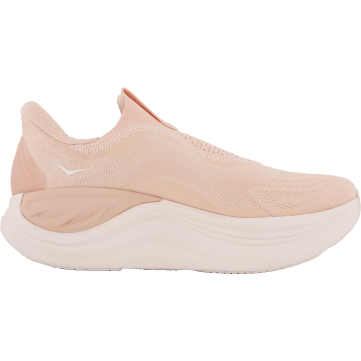 W skyward laceless Rose latte / rose cream by Hoka