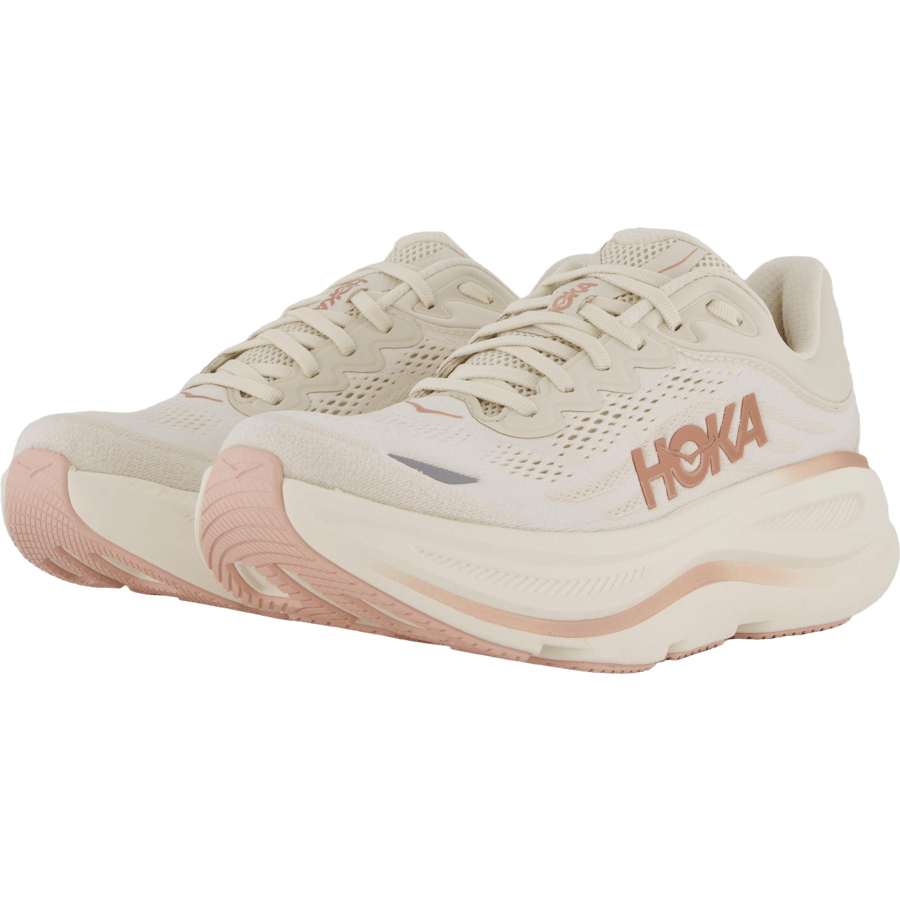 W bondi 9 Oat milk / rose gold by Hoka