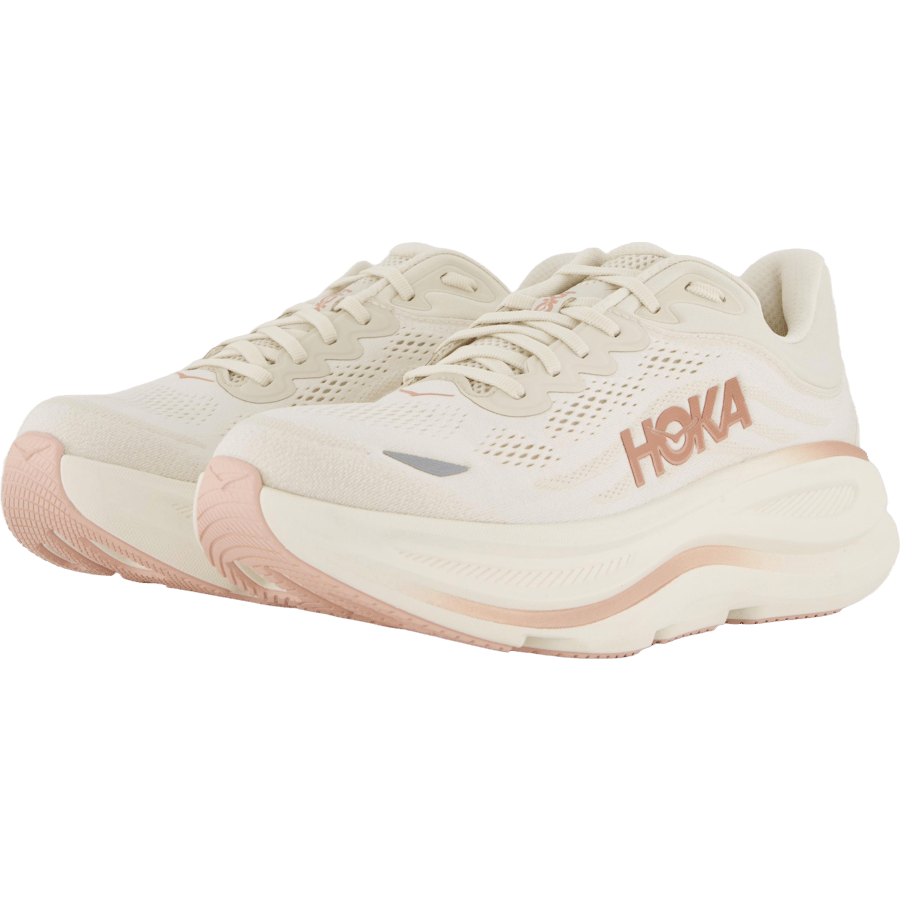 W bondi 9 Oat milk / rose gold by Hoka