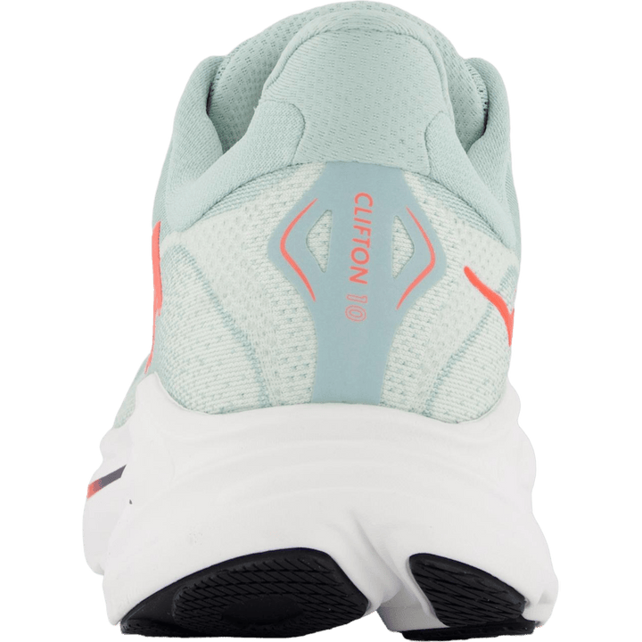 M clifton 10 wide Sage / neon flame by Hoka