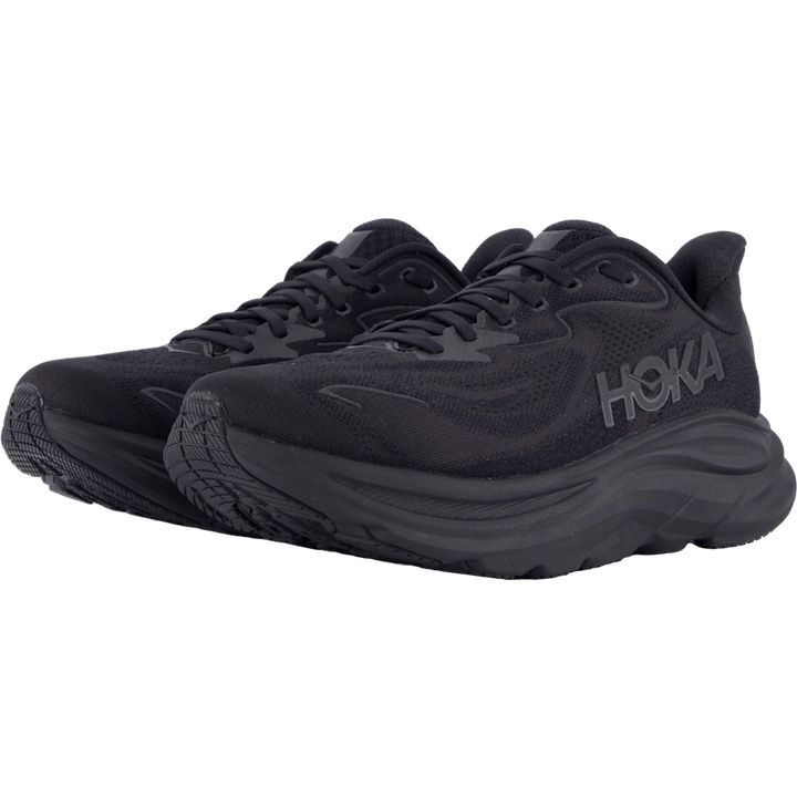W clifton 10 wide Black / black by Hoka