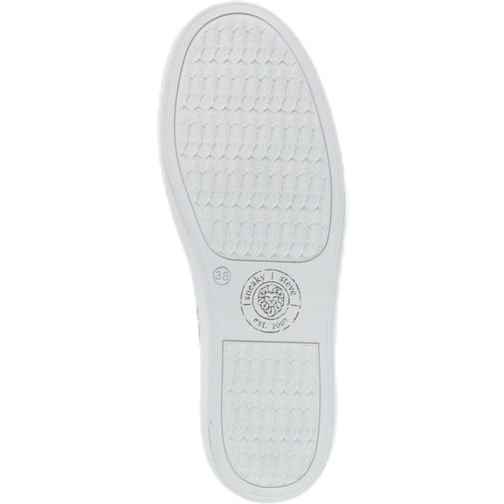 Silvermine Low Leather White