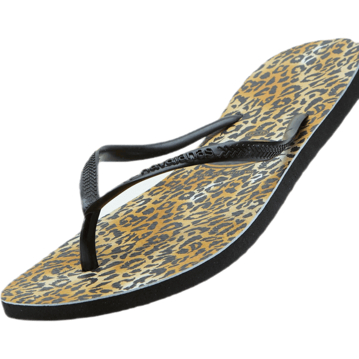 Slim Leopard Beige/Black