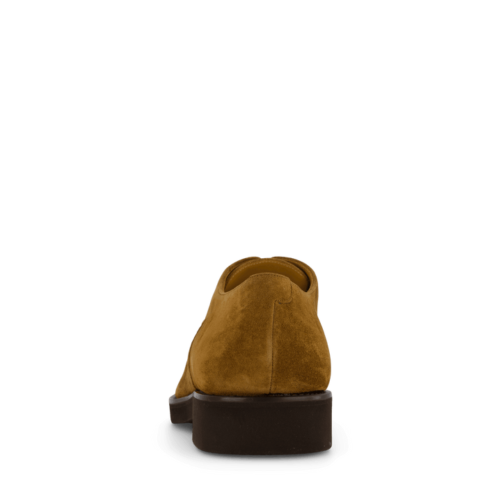 Cap Toe Oxford (rubber Sole) Tabacco - Grand Shoes