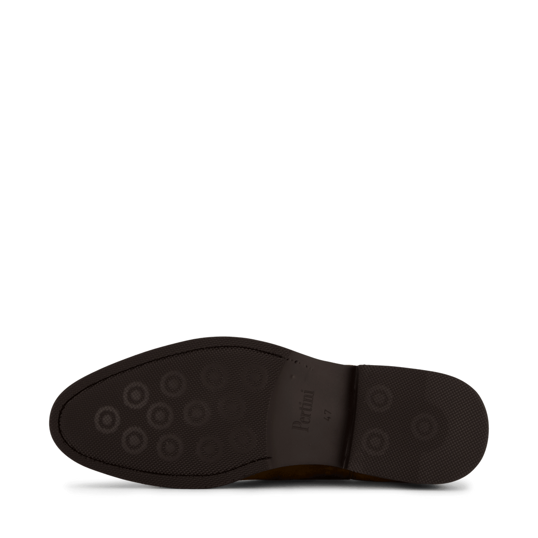 Cap Toe Oxford (rubber Sole) Tabacco - Grand Shoes