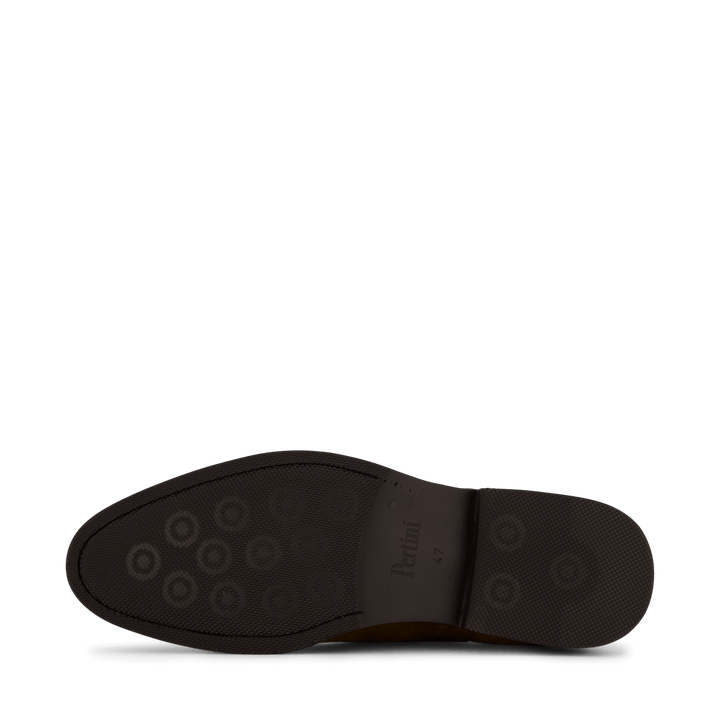 Cap Toe Oxford (rubber Sole) Tabacco - Grand Shoes
