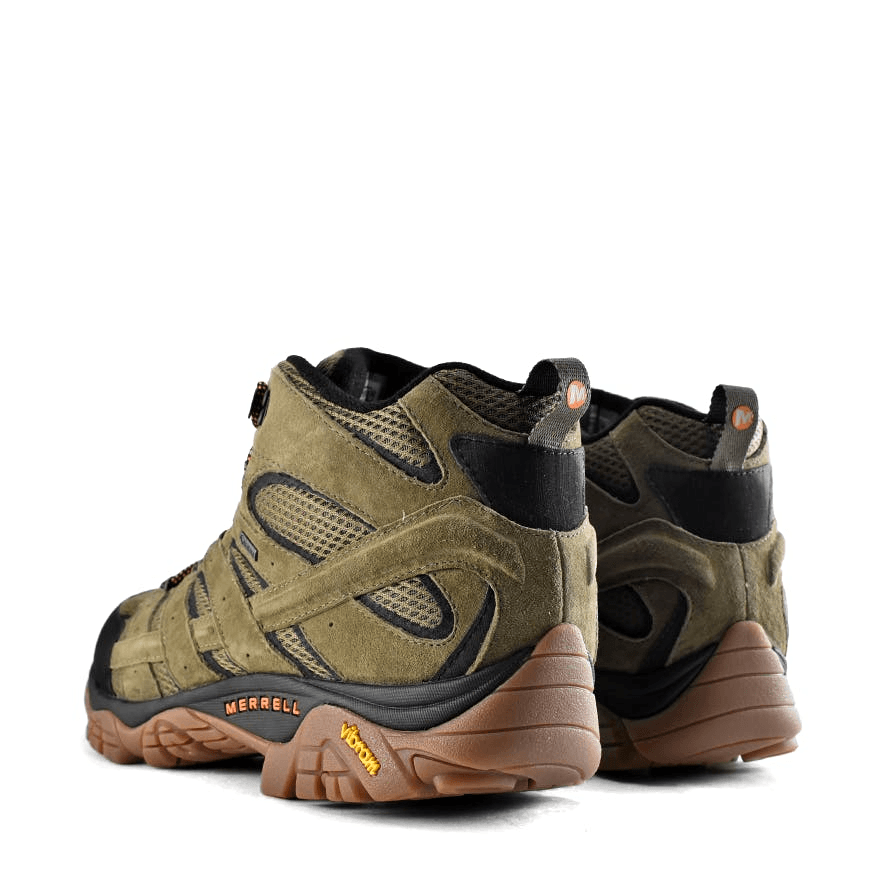 Moab 2 Leather Mid Gore-tex Olive - Grand Shoes
