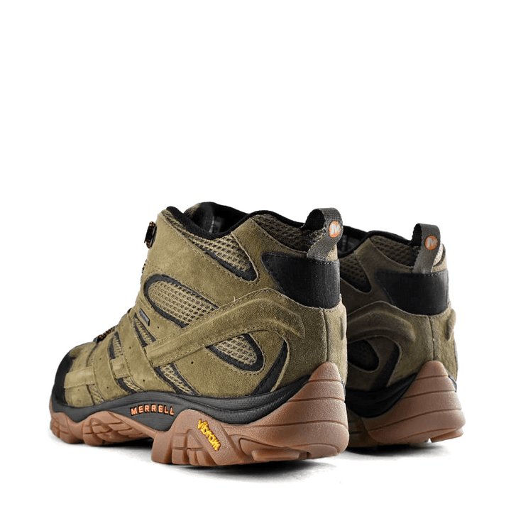 Moab 2 Leather Mid Gore-tex Olive - Grand Shoes